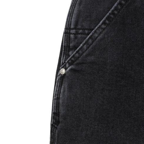 Carhartt WIP Rivet Short Black Stone Washed I034319 Degli Uberti